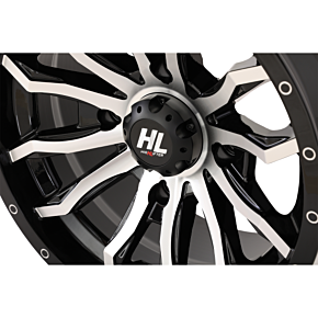 High Lifter Wheel - HL21 - Front/Rear - Gloss Black w/Machined - 14x7 - 4/137 - 4+3 (+10 mm) 14HL21-1137