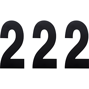 FX Number 2 - Black - 6" 02-4452