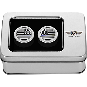 Docking Hardware Covers - American Flag - Stainless Steel - Contrast Cut FD70-DC-2730-SS