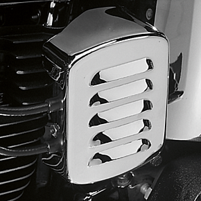 Louvered Coil Cover - Harley Davidson - Chrome DS-376610