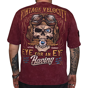 Vintage Velocity Eye for an Eye T-Shirt - Red - 3XL VV40179XXXL