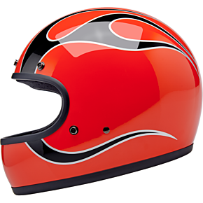 Gringo Helmet - Flames - Competition Orange - XS 1002-593-501