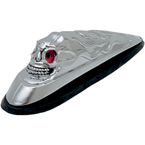 Skull Head -Illuminated Eyes - Chrome DS-287533