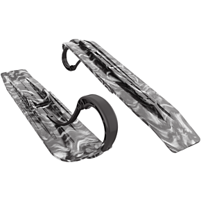 Powder Hound Skis - Black/White -  7" - Pair PH7SWRBLKWHTLOP