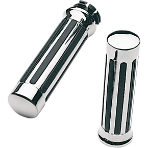 Grips - Ribs - Honda - Chrome 870210