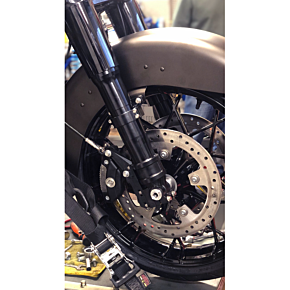 Alloy Art Lower Fork Legs - 49 mm ABS - Black 49LLFL-2ABS