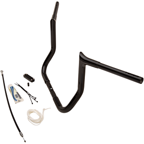 Fat Baggers Inc Handlebar Kit - Pointed Top - 12" - Black 909112-B