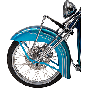 Klock Werks WFB™ Benchmark Front Fender - Steel - Black - 21" KW05010101E