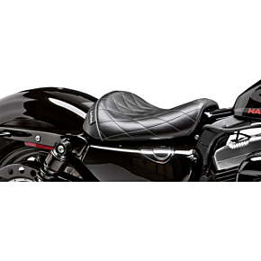 Le Pera Bare Bones Solo Seat - Diamond Stitch - Black - XL LK-006DM