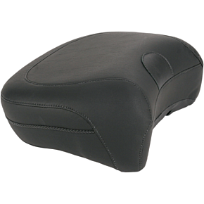 Mustang Wide Rear Seat - Smooth - Black - FLHT/FLTR 79110