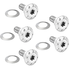 Bolt Kit - Holeshot/Front/Floating/Brake Rotor - Spoke Mount - Polished - 5 Pack 300-920
