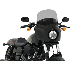 Roadwarrior Cafe Shield - Vented - Black Smoke -11" MEP87412