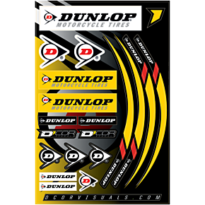 Decal Sheet - Dunlop 40-90-117