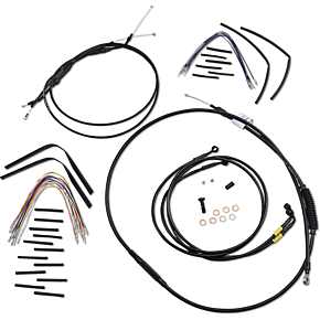 BURLY BRAND Control Kit - 16" Ape Hanger Handlebars B30-1194