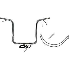 Fat Baggers Inc Handlebar Kit - Rounded Top - 16" - Chrome 902516