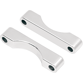 Klock Werks WFB Benchmark Bagger Front  Fender Blocks - For all 23"/26" Tire Hugger/Benchmark - Chrome KW05010100C