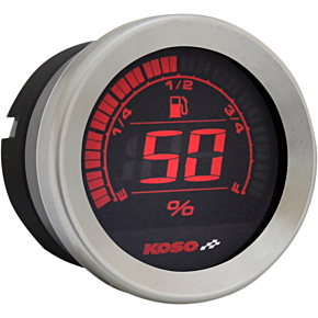 Koso North America 2" Fuel Level Gauge - Chrome BA050200