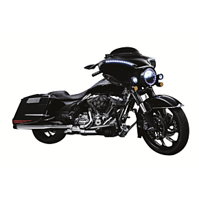 Kuryakyn Stamped Trim - Black - FLHT - 1318