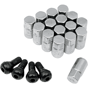 Moose Racing Lug Nut - 12 mm X 1.50 - Chrome - 16 Pack