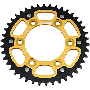 Supersprox Stealth Rear Sprocket - 42 Tooth - Gold - Ducati RST-735-42-GLD