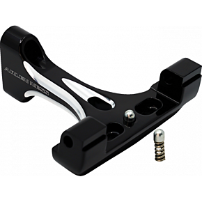 Forged Passenger Floorboard Mounts - Black 410-033