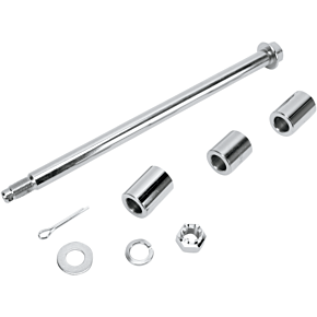 Axle Kit - Rear - Chrome - '00-'05 Dyna 0214-0047