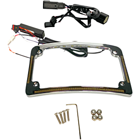 Custom Dynamics All in One License Plate Frame - Chrome TF05-BCM4-C