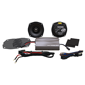 Hogtunes XL Amplified Front Speakers Complete Kit - FLHX 225 SG KIT-XL