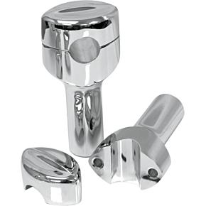 La Choppers Risers - Hefty Mohawk - 4" - Chrome LA-7404-04