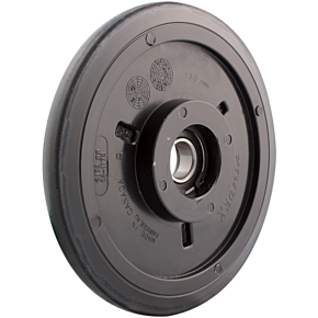 Idler Wheel with Bearing 6004-2RS - Black - Group 13 - 178 mm OD x 20 mm ID 298961