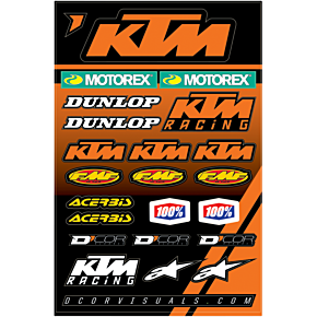 Decal Sheet - KTM Racing 40-30-102