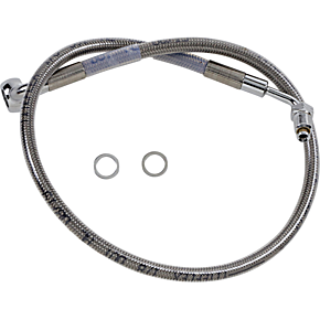Brake Line - +2" - Stainless Steel - '18-'21 Softail 1741-5801