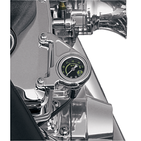 Oil Pressure Gauge Kit - Radius - Chrome 15-658