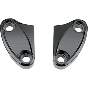 Handlebar Clamp - Two-Piece - Black 0603-0262