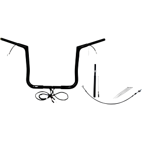 Handlebar Kit - Flat Top - 14" - Black 712014-B