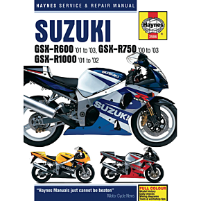 Haynes Manual - Suzuki GSXR M3986