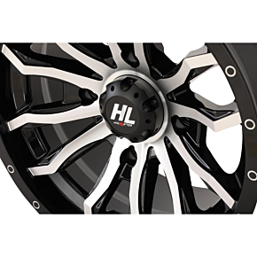 High Lifter Wheel - HL21 - Front/Rear - Gloss Black w/Machined - 22x7 - 4/137 - 4+3 (+10 mm) 22HL21-1137