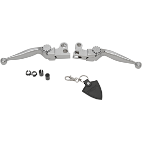Powerstands Racing Lever Set - Journey - Harley Davidson - Chrome 12-00601-20
