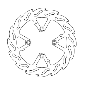 Brake Rotor - Front/Rear - Flame 110381-PU