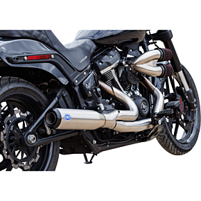2-into-1 Qualifier Exhaust System - Race Only - Brushed Stainless 550-1105