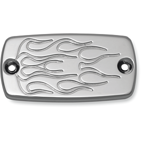 Master Cylinder Cover - Smooth - Honda/Yamaha - Chrome BA-7626-03