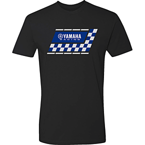 Yamaha Racing Check T-Shirt - Black - 2XL NP21S-M3108-2X