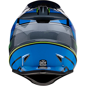 Rise Helmet - MC - Blue/Hi-Viz - 3XL 0110-7198