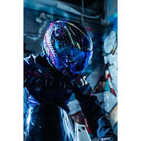 Threshold™ Modular Helmet - Synthwave Lazer Cobra - Blue - Small 0100-2729
