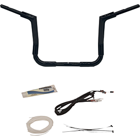 Fat Baggers Inc Handlebar Kit - Flat Top - 12" - Black 609212-B