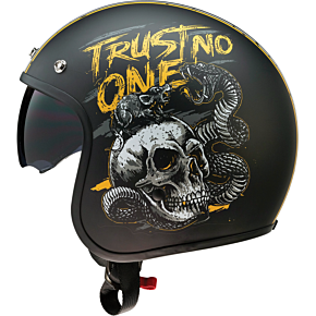 Saturn Helmet - Trust No One - Black/Yellow - XS 0104-2852