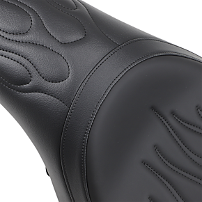 Drag Specialties Predator Seat - Flame Stitched - XL '04+ 0804-0399