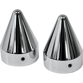 La Choppers Axle Caps - Chrome - Spike LA-7811-00