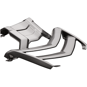 Hood - Black Carbon - Louvered 19035-30