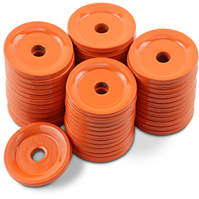 Support Plates - Orange - Round - 48 Pack ARG-3805-48
